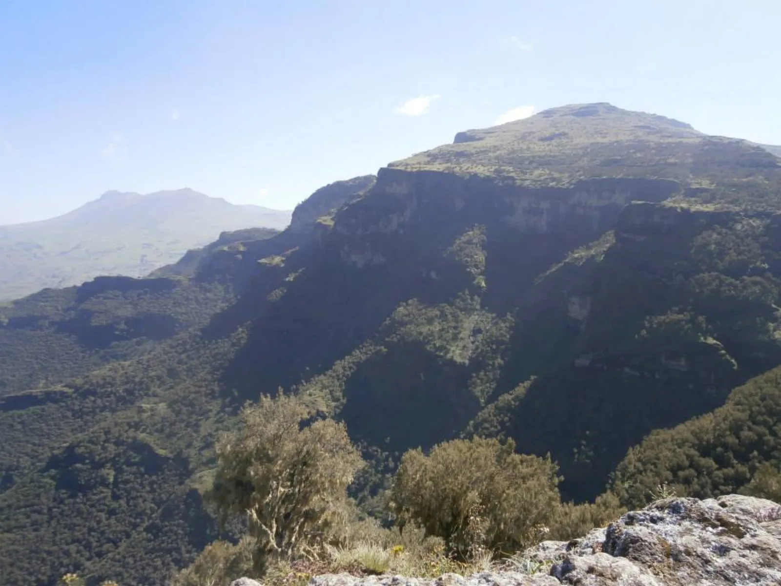 Dawn over the Simien Mountains escarpments, Ethiopia